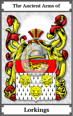 Lorkings Family Crest Download (JPG)  Book Plated - 150 DPI