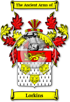 Lorkins Family Crest Download (jpg) Legacy Series - 150 DPI