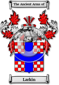 Larkin Family Crest Download (jpg) Legacy Series - 150 DPI