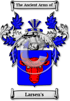 Larsen's Family Crest Download (jpg) Legacy Series - 150 DPI