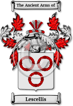Lescellis Family Crest Download (jpg) Legacy Series - 150 DPI