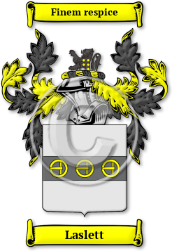 Laslett Family Crest Download (JPG) Legacy Series - 600 DPI