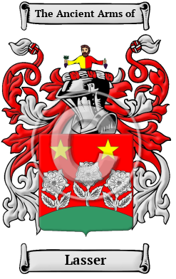 Lasser Family Crest Download (JPG) Heritage Series - 600 DPI