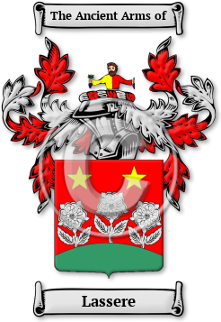 Lassere Family Crest Download (JPG) Legacy Series - 600 DPI