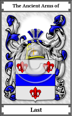 Last Family Crest Download (JPG)  Book Plated - 150 DPI
