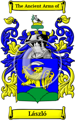 László Family Crest Download (JPG) Heritage Series - 300 DPI