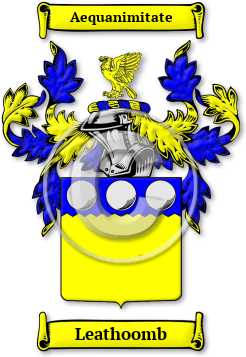 Leathoomb Family Crest Download (JPG) Legacy Series - 600 DPI