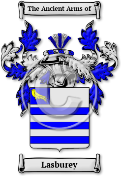 Lasburey Family Crest Download (jpg) Legacy Series - 150 DPI