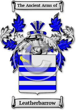 Leatherbarrow Family Crest Download (jpg) Legacy Series - 150 DPI