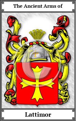 Lattimor Family Crest Download (JPG)  Book Plated - 150 DPI