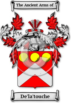 De'la'touche Family Crest Download (JPG) Legacy Series - 600 DPI