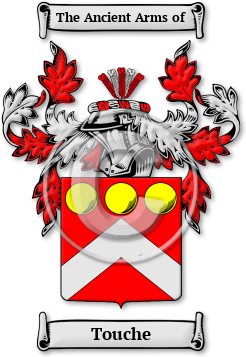 Touche Family Crest Download (jpg) Legacy Series - 150 DPI