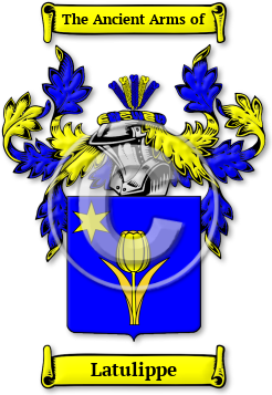 Latulippe Family Crest Download (JPG) Legacy Series - 600 DPI