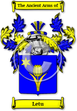 Letu Family Crest Download (JPG) Legacy Series - 600 DPI