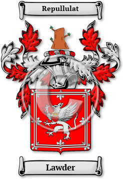 Lawder Family Crest Download (jpg) Legacy Series - 150 DPI