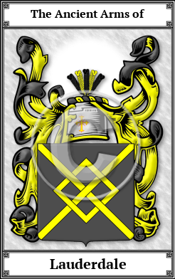 Lauderdale Family Crest Download (JPG) Book Plated - 600 DPI