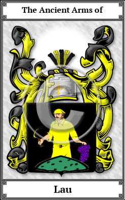 Lau Family Crest Download (JPG)  Book Plated - 150 DPI