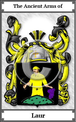 Laur Family Crest Download (JPG)  Book Plated - 150 DPI