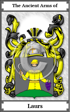Laurs Family Crest Download (JPG)  Book Plated - 150 DPI