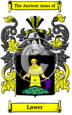 Lawer Family Crest Download (JPG) Heritage Series - 600 DPI