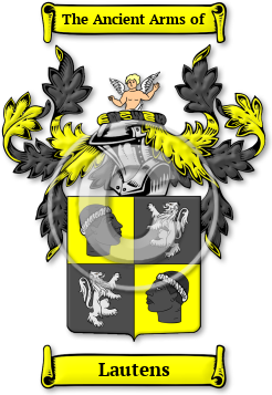 Lautens Family Crest Download (jpg) Legacy Series - 150 DPI