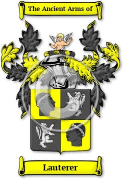 Lauterer Family Crest Download (jpg) Legacy Series - 150 DPI