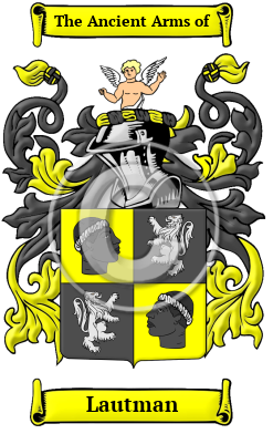 Lautman Family Crest Download (JPG) Heritage Series - 600 DPI