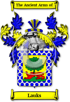 Lauks Family Crest Download (JPG) Legacy Series - 600 DPI