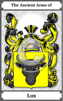 Lux Family Crest Download (JPG)  Book Plated - 150 DPI