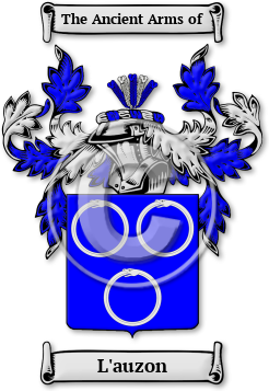 L'auzon Family Crest Download (jpg) Legacy Series - 150 DPI