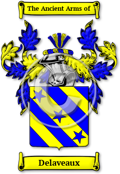 Delaveaux Family Crest Download (jpg) Legacy Series - 150 DPI