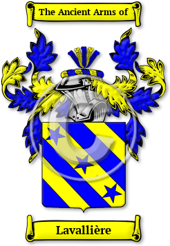 Lavallière Family Crest Download (JPG) Legacy Series - 600 DPI