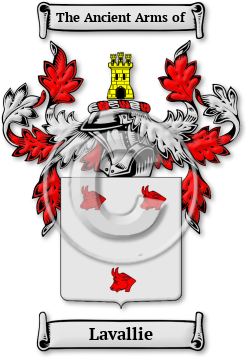 Lavallie Family Crest Download (jpg) Legacy Series - 150 DPI