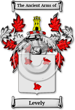 Levely Family Crest Download (jpg) Legacy Series - 150 DPI
