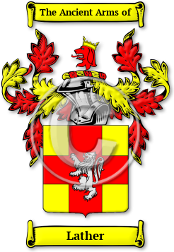 Lather Family Crest Download (jpg) Legacy Series - 150 DPI