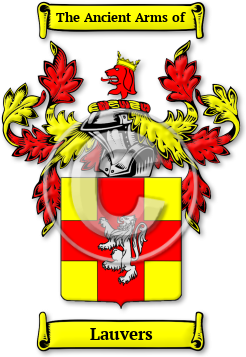 Lauvers Family Crest Download (jpg) Legacy Series - 150 DPI
