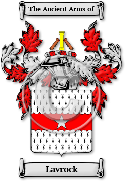 Lavrock Family Crest Download (jpg) Legacy Series - 150 DPI