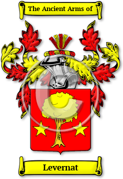 Levernat Family Crest Download (jpg) Legacy Series - 150 DPI
