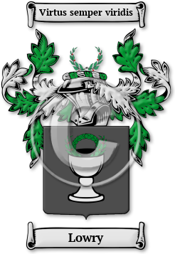 Lowry Family Crest Download (JPG) Legacy Series - 600 DPI