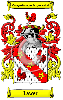 Lawer Family Crest Download (JPG) Heritage Series - 600 DPI