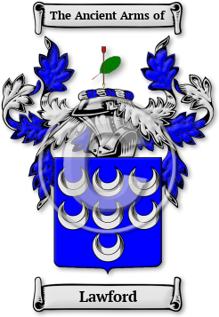 Lawford Family Crest Download (jpg) Legacy Series - 150 DPI