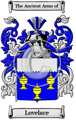 Lovelace Family Crest Download (JPG) Heritage Series - 600 DPI