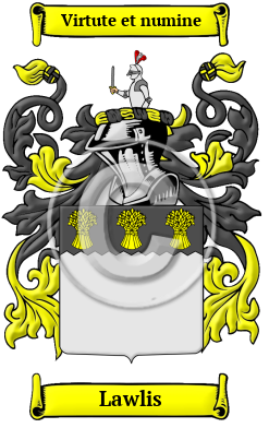 Lawlis Family Crest Download (JPG) Heritage Series - 600 DPI