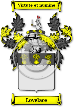 Lovelace Family Crest Download (jpg) Legacy Series - 150 DPI