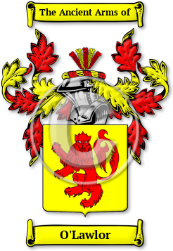 O'Lawlor Family Crest Download (jpg) Legacy Series - 150 DPI
