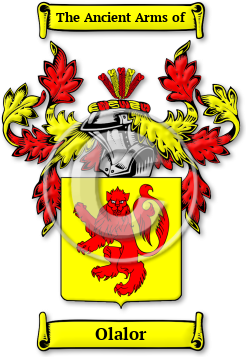 Olalor Family Crest Download (jpg) Legacy Series - 150 DPI