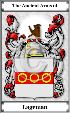 Lageman Family Crest Download (JPG)  Book Plated - 150 DPI