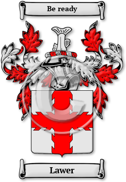 Lawer Family Crest Download (JPG) Legacy Series - 300 DPI