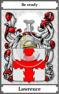 Lawrence Family Crest Download (JPG) Book Plated - 600 DPI