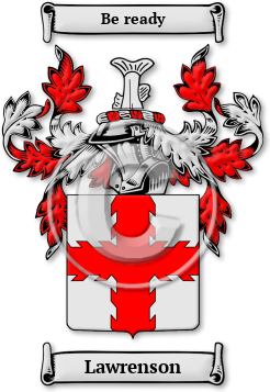Lawrenson Family Crest Download (JPG) Legacy Series - 600 DPI